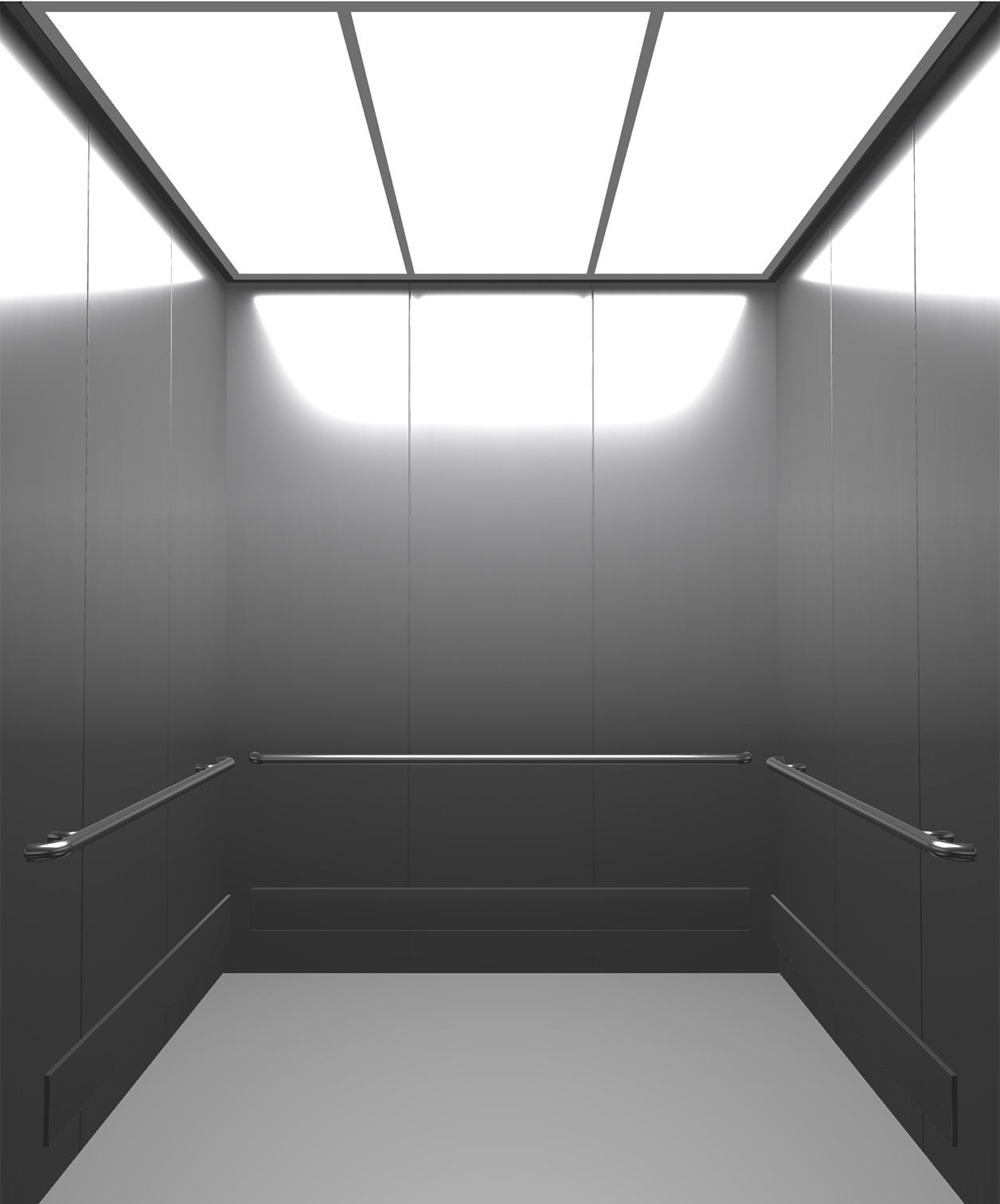 Rendered view of Service elevator